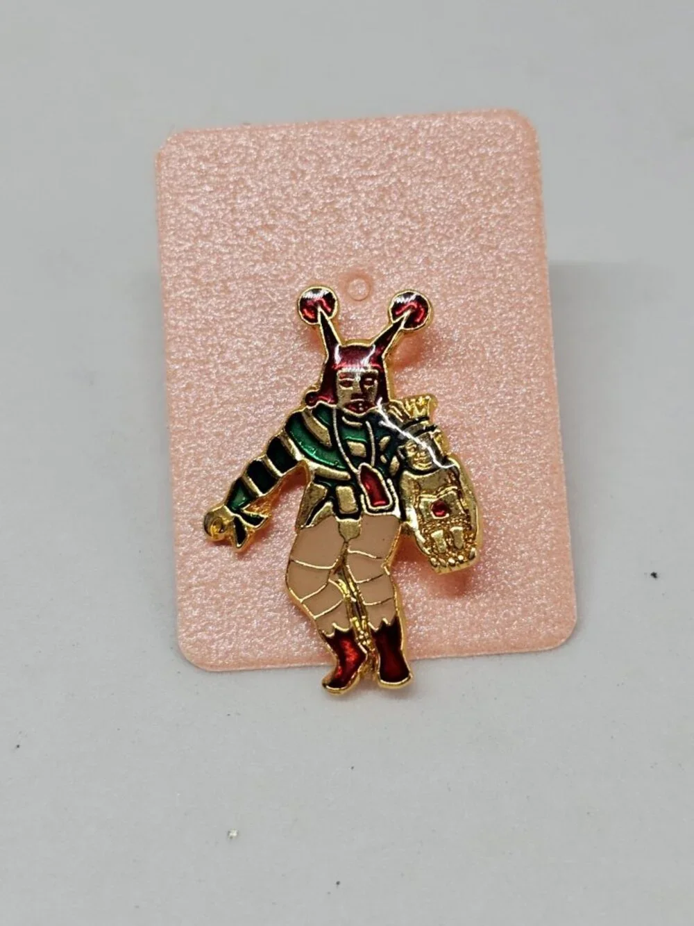 Vintage Kachina Masonic El Zaribah Shriners Pin Lapel Enamel Clown Unit
